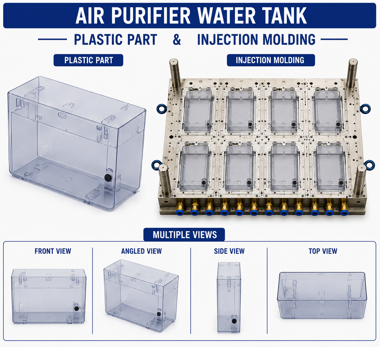 Air Purifier Plastic Water Tank Mould and Moulding Service